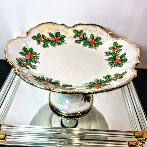 Kitchen Vintage Ucagco Ceramics Japan Christmas Holly Berry